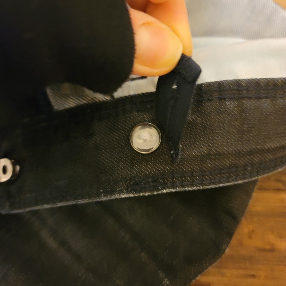 Tap A L'oeil black distressed wash biker Jean - Picture 13 of 15